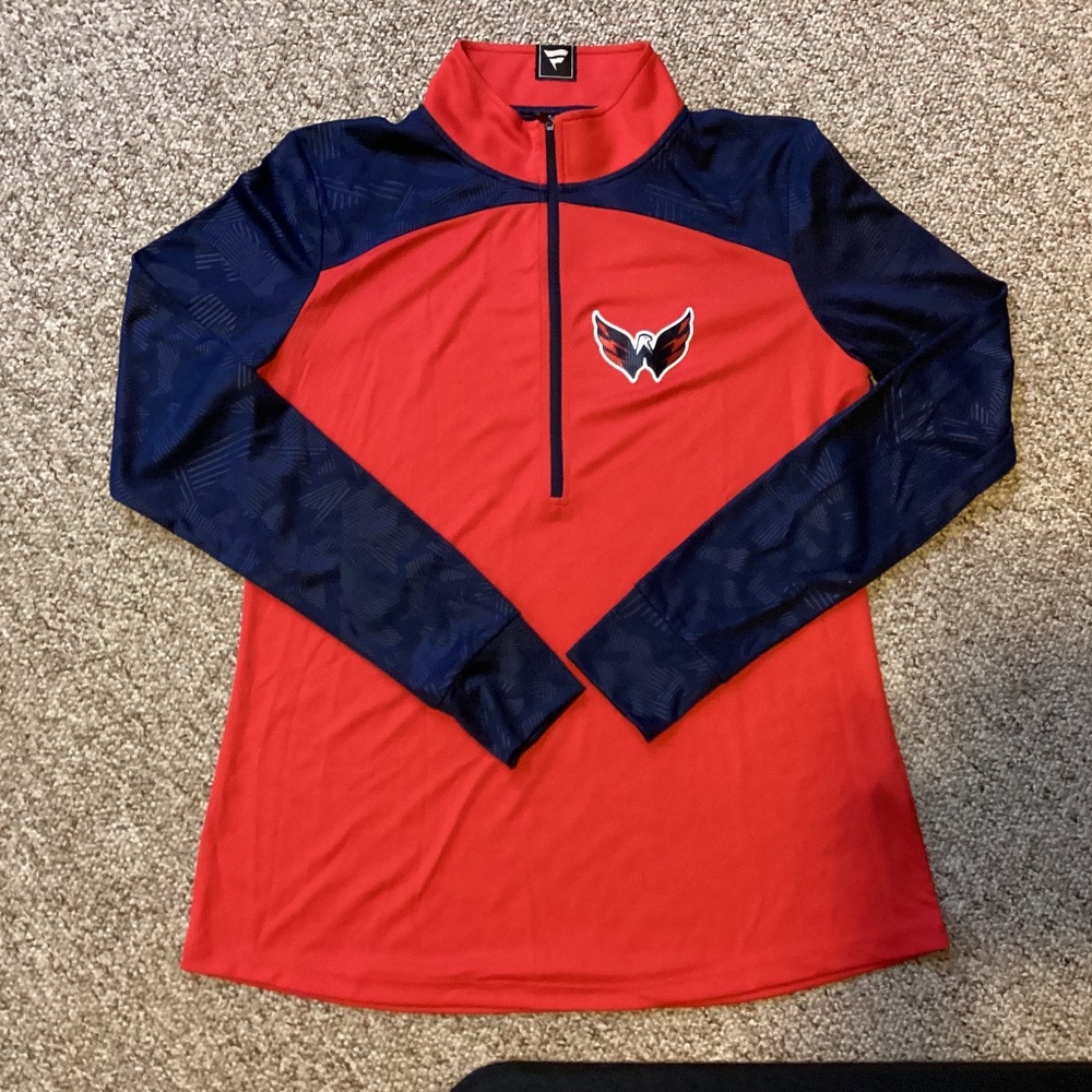 Fanatics Washington Capitals half zip shirt
